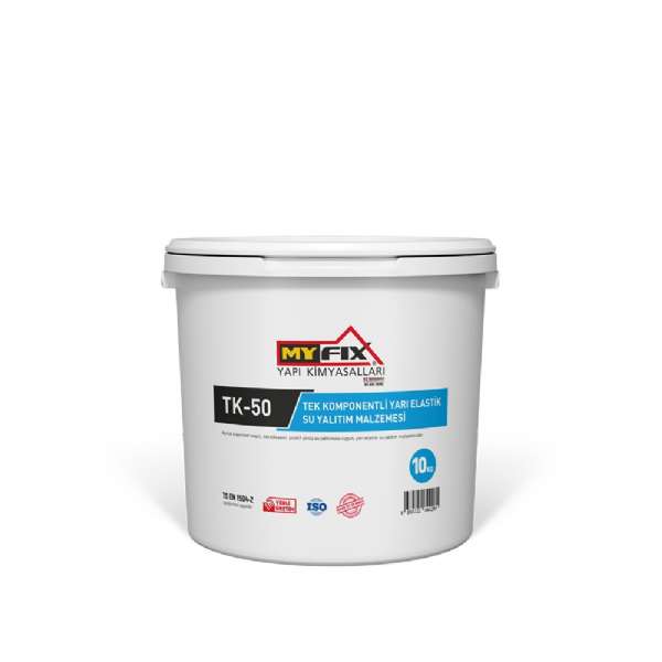 TK-50 / SINGLE COMPONENT SEMI-ELASTIC WATERPROOFING MATERIAL (10KG)