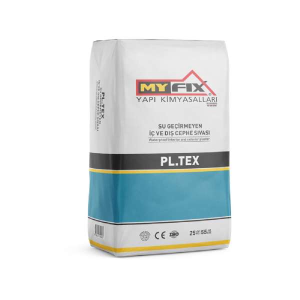 PL.TEX / WATERPROOF INTERIOR and EXTERIOR PLASTER