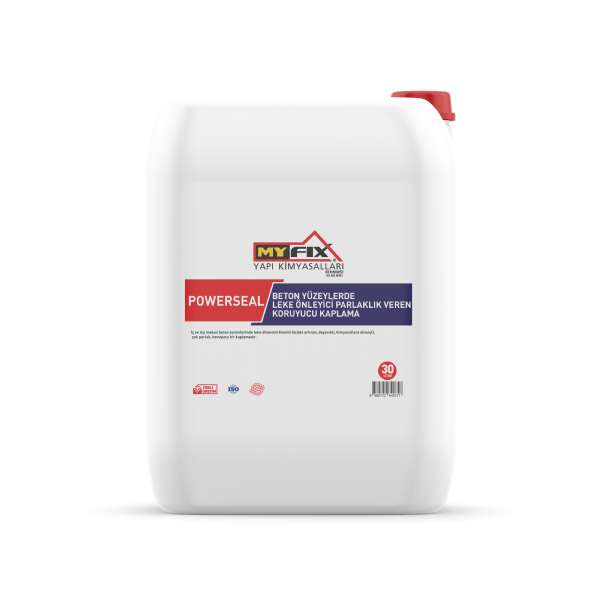 POWERSEAL-BETON YÜZEYLER İÇİN PARLAK LEKE TUTMAZ KORUYUCU KAPLAMA